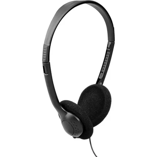 Exertis Connect - Headset - On-Ear - kabelgebunden - 3,5 mm Stecker - Schwarz (059201)
