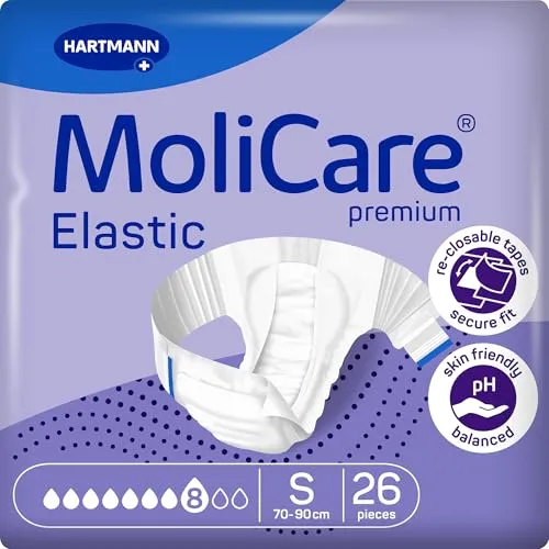 Molicare Premium Elastic Slip 8 Tropfen Gr.S von HARTMANN H