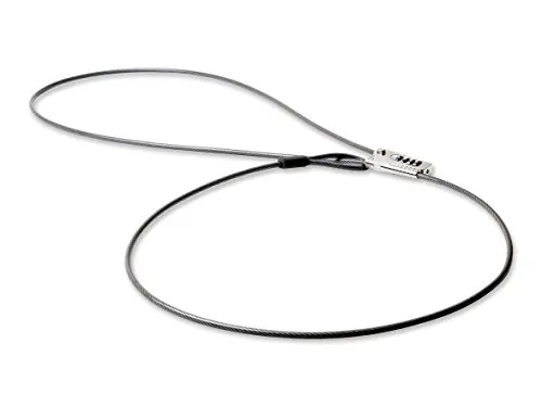 Lifeventure Schiebekabelschloss Schloss mit 4-stelligem Code-Kombinationsschloss für Koffer, Fahrrad, Ski, Snowboard, Kinderwagen und Stroller