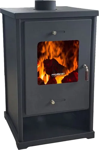 Kaminofen EKO 96175 Anthrazit - 7 kW Holzofen für effiziente Wärme - Kaminöfen: Mit 7 kW sorgt dieser Kaminofen für effiziente Wärmeverteilung und hat ein elegantes Design. Das große Sichtfenster schafft eine gemütliche Atmosphäre und das Holzlagerfach bietet praktischen Stauraum.