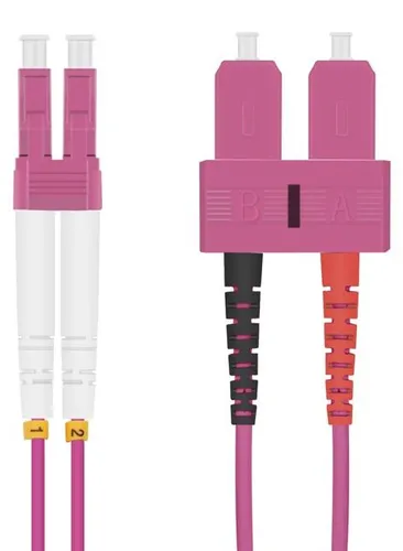 Helos Patch-Kabel - LC Multi-Mode (M) zu SC multi-mode (M)