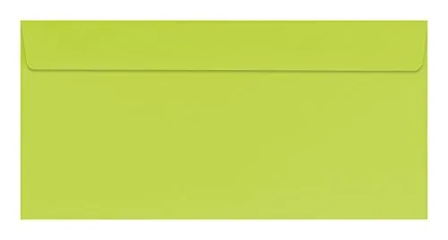 farbige Briefumschläge / Din lang / Farbe: hellgrün 50