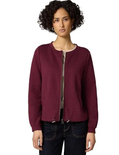 Cardigan STREET ONE Damen, truffle rot, Gr. 34 von Street One