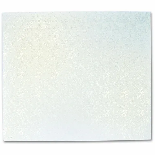 Städter Kuchenplatte Rechteck Tortenplatte Kuchenteller Pappe Weiß 45 x 35 cm