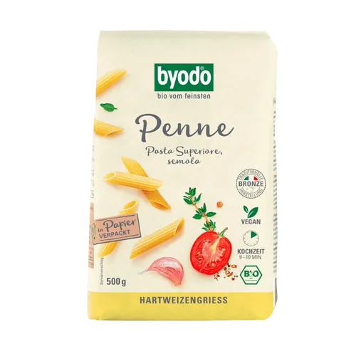 BYODO Bio Penne semola 500g