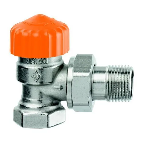 HEIMEIER Thermostat-Ventilunterteil Eclipse, Eckform, DN 10