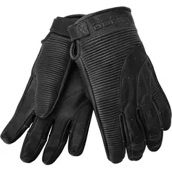 Bores Antik Motorrad Handschuhe Schwarz - Größe XS für Männer - Hochwertige Motorrad Handschuhe aus weichem Rindsleder mit Akkordeon-Panels für optimalen Komfort und Flexibilität. Ideal für stilbewusste Fahrer, die Retro-Design schätzen.