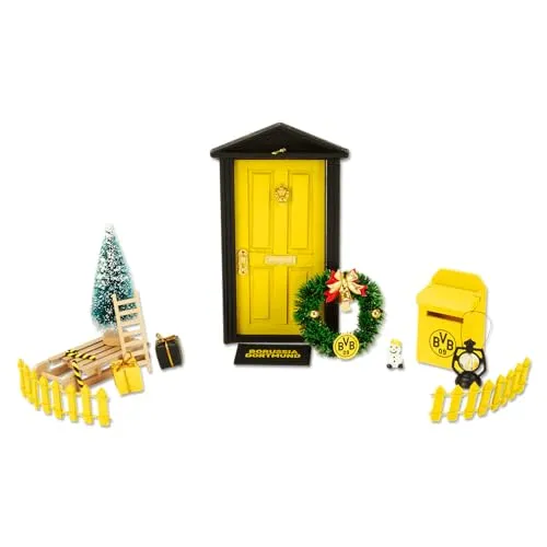 Borussia Dortmund Unisex Jugend BVB Wichteltür in schwarz von Dortmund
