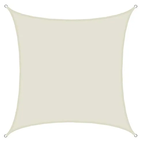 AMANKA 98% UV Schutz Sonnensegel 4x4 - Sonnenschutz für Balkon und Terrasse mit 98% UV-Schutz. Wasserdicht und reißfest, ideal als Überdachung für Pool, Garten oder Camping. Schnelle Befestigung für sicheren Schatten.