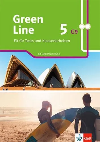 Green Line 5 G9: Fit für Tests und Klassenarbeiten. Arbeitsheft mit Lösungen und Mediensammlung Klasse 9 (Green Line G9. Ausgabe ab 2019)