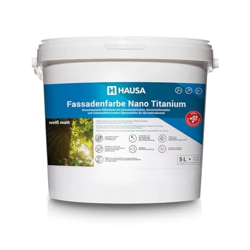 HAUSA Fassadenfarbe Nano Titanium 5L