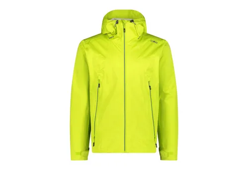CMP MAN Jacket FIX Hood acido (E474) 46 - Funktionsjacke für Herren mit ClimaProtect-Membran, schützt vor Witterung und bietet hohe Atmungsaktivität - perfekt für Skitouren und Outdoor-Aktivitäten.