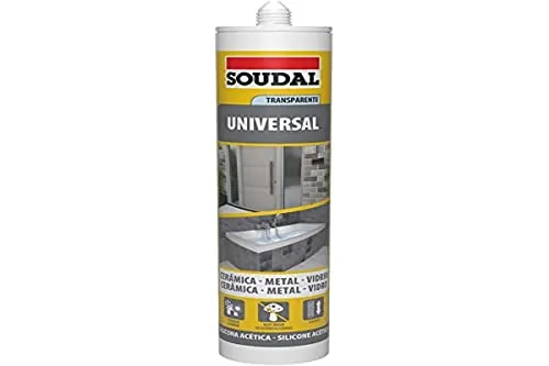 Soudal 12103183 Universal-Silikon, 280 ml, transparent