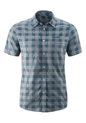 Gonso Don Kurzarm Radshirt Herren blau - Radsport-Trikots & -Shirts für Herren, atmungsaktiv und geruchshemmend dank Silverplus Ausrüstung, ideal für sportliche Aktivitäten.