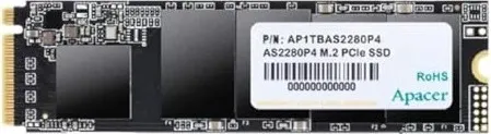 Apacer AS2280P4 1TB SSD M.2 - Hochgeschwindigkeits-Speicher - Festplatte mit 1 TB Kapazität und NVMe 1.3 Unterstützung, bietet blitzschnelle Lesegeschwindigkeiten von bis zu 3000 MB/s – ideal für Gamer und kreative Profis.