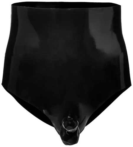 The Latex Collection Herren 29100711181 Slip, Schwarz (Nero 001), Large (Herstellergröße: L/XL)