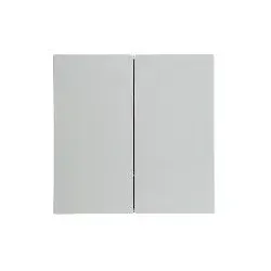 Berker 85142189 Taste für Schalter/Dimmer 2-fach, S.1/B.3/B.7, polarweiß glänzend