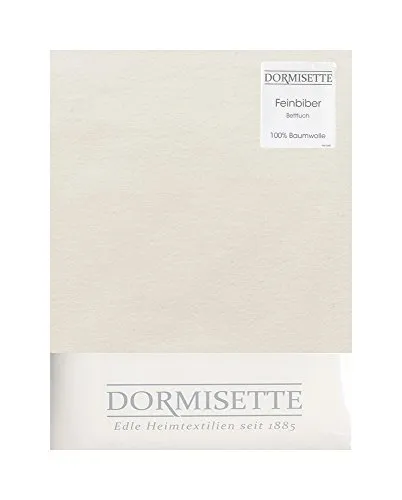 Produktbild Dormisette Biber Bettlaken 150x250 cm in Natur