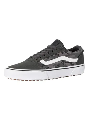Vans Herren Ward Vansguard Wildleder-Trainer, Grau, 44 EU in grau von Vans