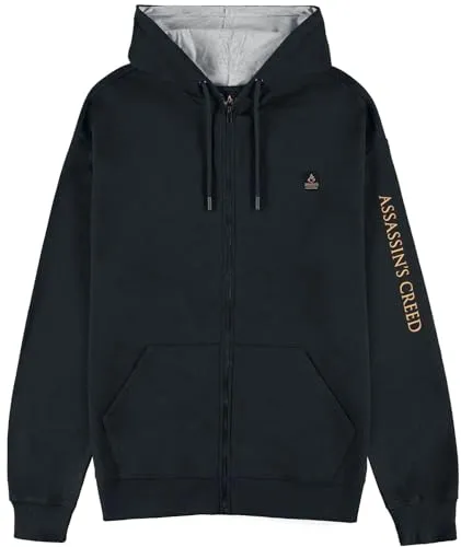 Diguzed Assassin's Creed Kapuzenpullover mit Reißverschluss für Herren (L) - Stylischer Kapuzenpullover mit Reißverschluss, ideal für Fans von Assassin's Creed. Bequem und perfekt für Freizeitaktivitäten.