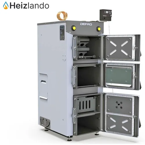 Festbrennstoffkessel Naturzugkessel Holzkessel Defro Firewood 12 kW