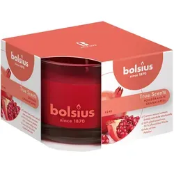 Bolsius True Scents Duftglas Medium 63/90mm Pomergranate