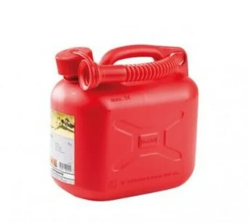 Transportkanister Benzin Kapazität 5,00 Liter Farbe Rot