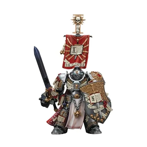 JOYTOY Warhammer 40K Grey Knights Kaldor Draigo Actionfigur 1:18 - Actionfigur im Maßstab 1:18, 12,5 cm hoch, mit flexiblen Gelenken für dynamische Posen. Ideal für Sammler und ein perfektes Geschenk zu besonderen Anlässen.