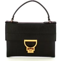 Coccinelle Arlettis Signature Umhängetasche 21.5 cm - Schwarz - Damen-Henkeltaschen mit eleganter Schnalle und hochwertigem Material. Vielseitig tragbar als Handtasche oder crossover, ideal für stilbewusste Frauen.