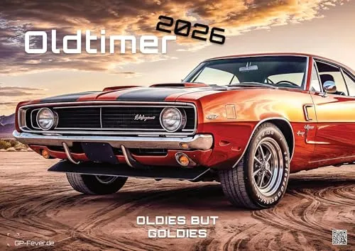 Oldtimer - OLDIES BUT GOLDIES - 2026 - Kalender DIN A3: Der Wandkalender mit den schönsten Oldtimer-Motiven für das Jahr 2026 im Format DIN A3 (ca. 42 x 30 cm)!