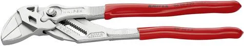 KNIPEX Zangenschlüssel 250 mm - verchromt, stufenlos greifbar bis 52 mm, ideale Lösung für empfindliche Armaturen und vielseitige Anwendungen