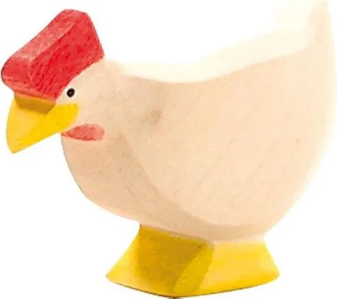 Ostheimer Figur Huhn weiß stehend