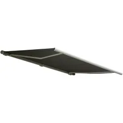 HW Kassettenmarkise elektrisch T122 in schwarz von Mendler