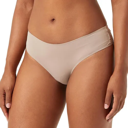 Triumph Lovely Micro Brazilian String Damen Slip Gr. S Cafe Latte