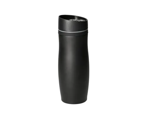elasto Thermobecher 350 ml doppelt isolierter Kaffeebecher aus Edelstahl, Isolierbecher, Teebecher, Heißgetränke, Coffee mug, Stylisch, Robust