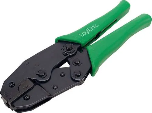 LogiLink WZ0013 Crimpzange - grün, präzise Crimpverbindungen für professionelle Anwendungen