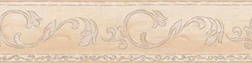 A.S. Création selbstklebende Bordüre Only Borders 10 Borte 5,00 m x 0,13 m beige grau Made in Germany 999030 9990-30