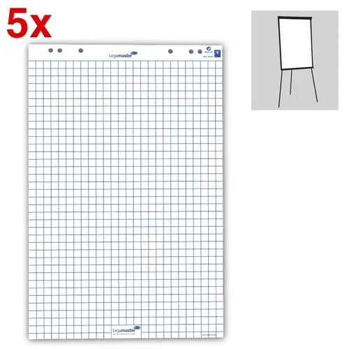 Legamaster Flipchart-Papier kariert 65 x 98 cm von Legamaster