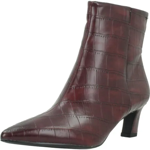 Tamaris TOUCH-IT Stiletto Stiefelette 1-25384-47 rot 37 EU in rot von Tamaris