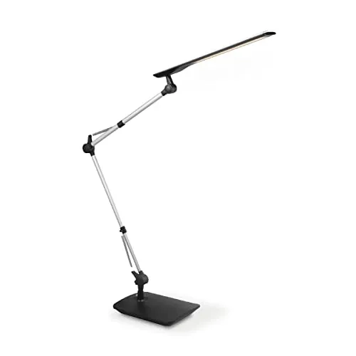 Home Sweet Home Moderne LED-Schreibtischlampe Pro | 21/21/49cm | Schwarz | verstellbare LED-Leselampe mit Schalter | LED integriert | 4W 3000K 580lm | geeignet für Homeoffice