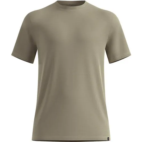 Odlo Merino 160 Plain Tee vetiver (19600) S - Vielseitiges T-Shirt aus mulesingfreier Merinowolle, ideal für Freizeit und Wanderungen. Es bietet natürlichen Komfort, verbesserte Feuchtigkeitsregulierung und ist angenehm weich auf der Haut. Perfekt für jeden Tag!