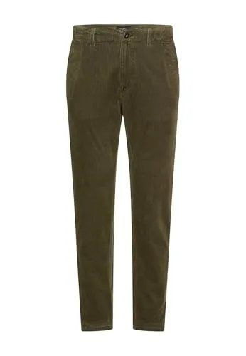 camel active Herren Regular Fit Chino Hose aus Cord Waldgrün, menswear-35/34