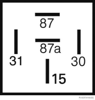 Herth+buss Elparts Relais 75614197 - Sonstige Elektroinstallationsartikel, zuverlässiges Relais für stabile elektrische Verbindungen und hohe Arbeitsstromkapazität.
