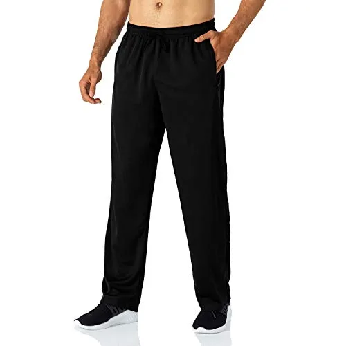 Butrends Jogginghose für Herren leichte schnell trocknende Herrenhose mit Reißverschlusstaschen Trainingshose mit elastischer Taille atmungsaktive Sporthose, Schwarz, S