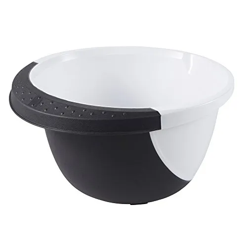 keeeper Rührschüssel mit Anti-Rutsch-Funktion, 3,5 l, Carlotta, Graphit-Grau