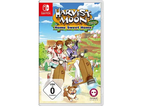 Harvest Moon - Home Sweet Home (Special Edition) - Nintendo Switch-Spiel, erlebe die Rückkehr ins idyllische Dorf Alba mit einer einzigartigen Glücksmechanik, die das Dorf zum Blühen bringt!