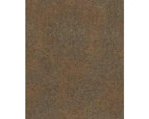 Marburg Tapete Braun Schwarz Struktur Rostoptik Metallic in orange von marburg