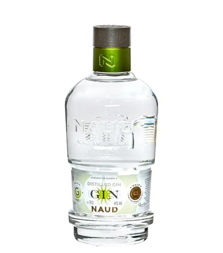 Naud Gin 0,7 Liter 44% Vol. - Premium Gin aus Frankreich - Genießen Sie den hochwertigen Naud Gin mit 44% Vol., der mit feinen Botanicals in Frankreich hergestellt wird. Ideal für exquisite Cocktails oder puren Genuss.
