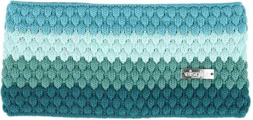 Eisglut Damen Odelial Merino Stirnband - Pool, Einheitsgröße - Strickstirnband für Damen aus hochwertiger Merinowolle und Polyacryl, pflegeleicht und mit weichem Microfleece-Innenband für besten Tragekomfort. Ideal für kalte Tage.