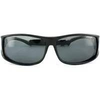 Polaroid Suncovers Wrap Unisex Schwarz Grau Polarisierte Sonnenbrille